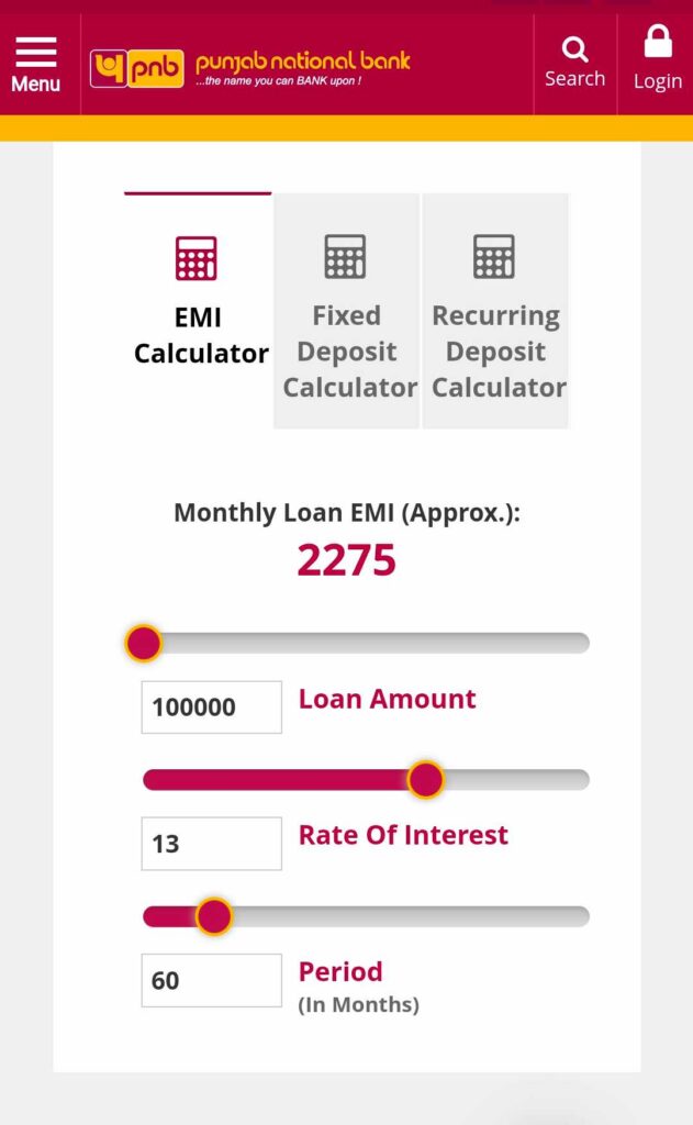 PNB Personal Loan Interest Rate
